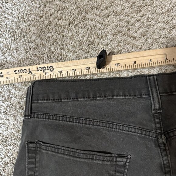 Levis 502 Jeans Mens 33x30 Gray Regular Taper Stretch Denim Pants Casual - Picture 10 of 12